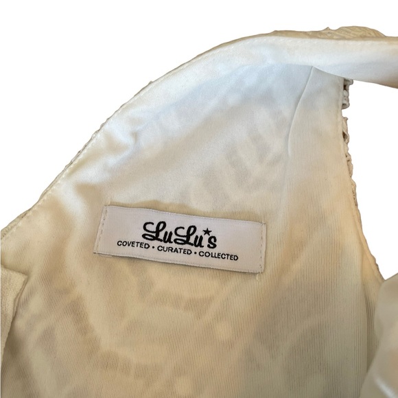 Lulu's White Lace Mini Dress - Picture 9 of 12